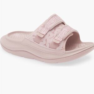 NEW HOKA Ora Luxe Slide Sandals - Rose Quartz / Pink 16 Women 14 Men